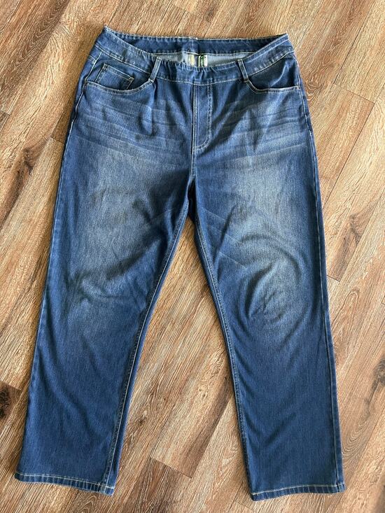 HALARA Pants - Halara Women’s Stretch Straight-Leg Pants, Denim Look, Size XL”